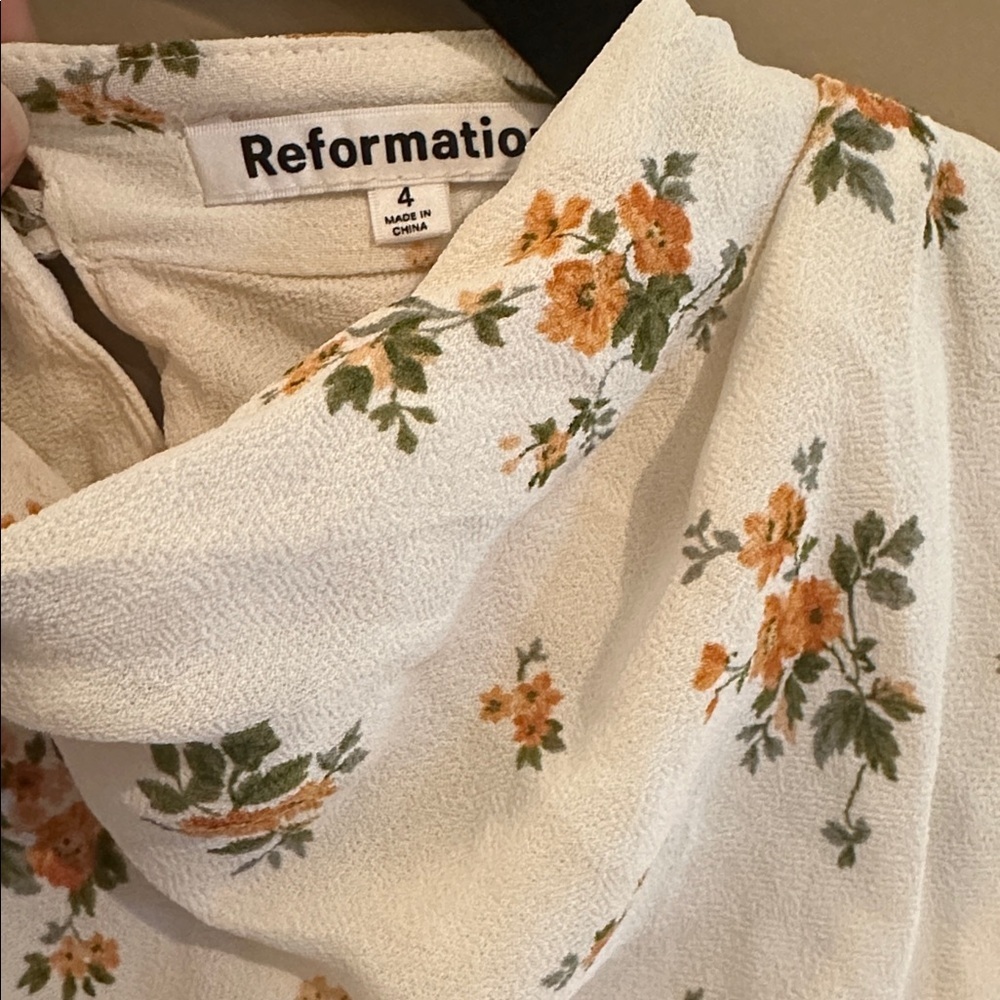 REFORMATION
Bettie Floral Print Mock Neck Top - Picture 3 of 9